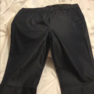 Express studio design dress pants 12 shiny blue